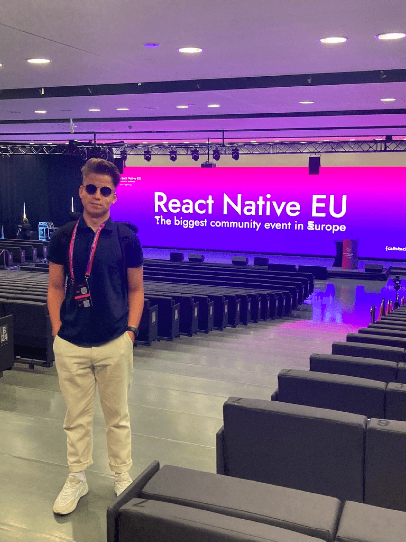 Me at React Native EU 2023