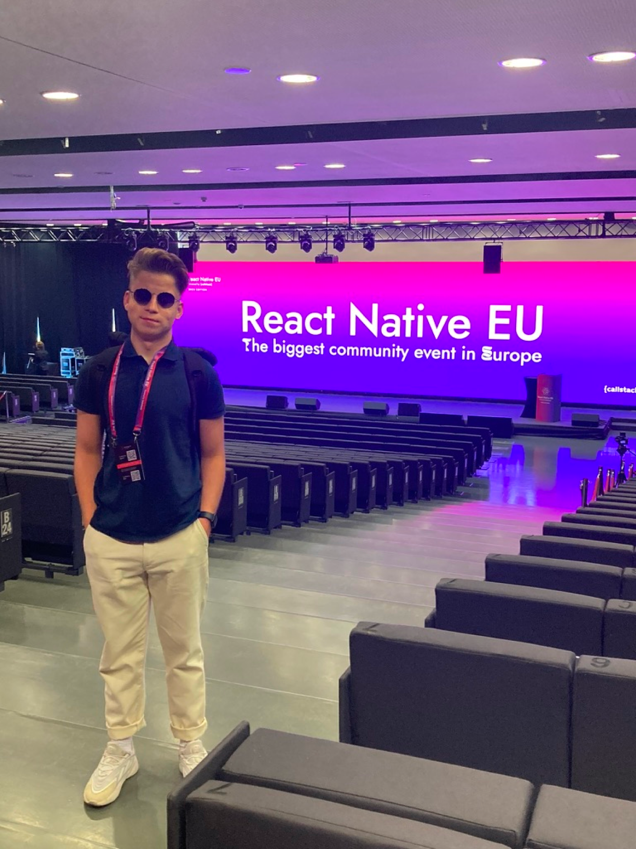 Me at React Native EU 2023